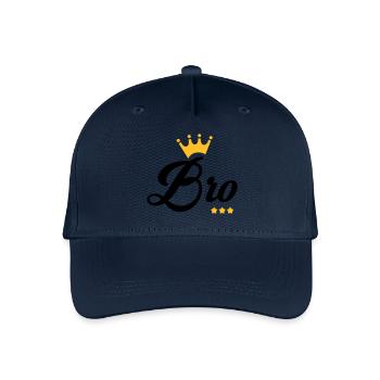 Frère Frangin Frere Naissance Bébé Frérot - Casquette de baseball bio Enfant - marine - Devant