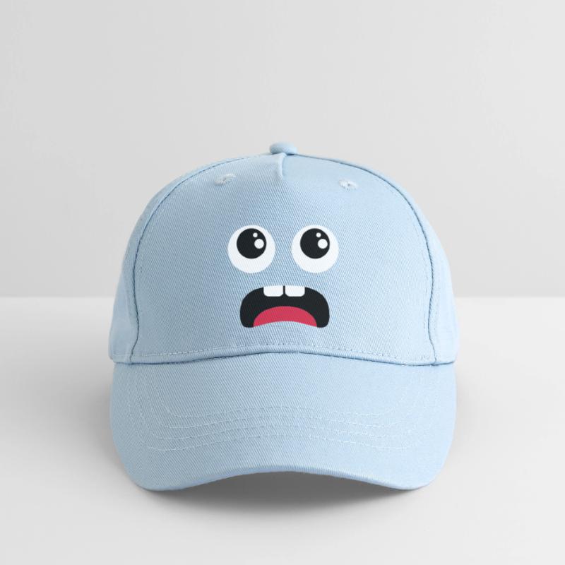 Terrified face - Comic Organic Kids’ Baseball Cap