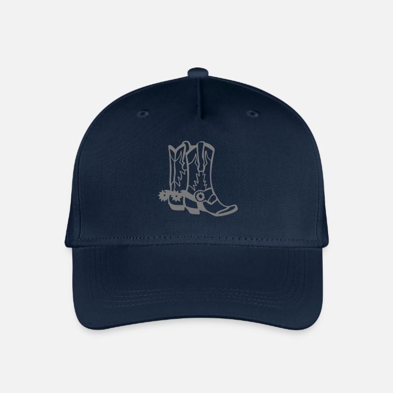 cowboystiefel ... von wicki_de - Kinder Bio Basecap - Navy