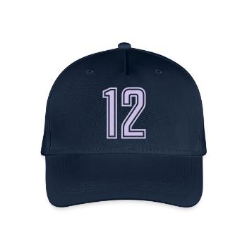 12 - Organic Kids’ Baseball Cap - navy - Front