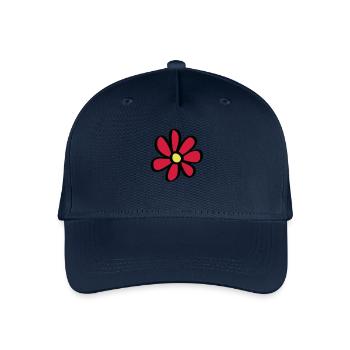 Blume - Kinder Bio Basecap - Navy - Vorne