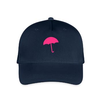 Umbrella 1c - Organic Kids’ Baseball Cap - navy - Front