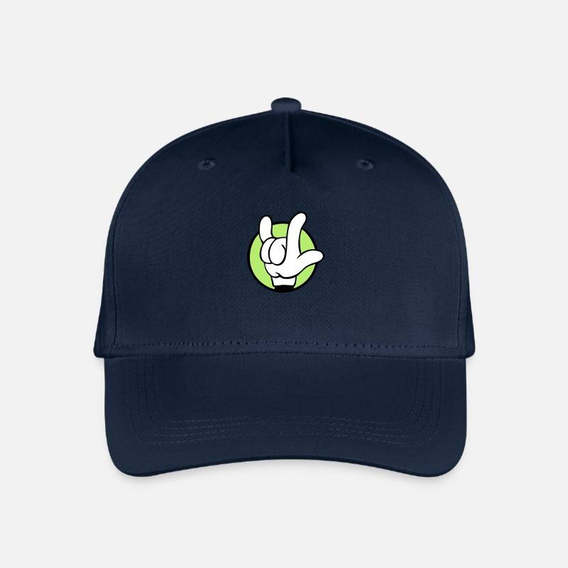 i love you sign - Kinder Bio Basecap - Navy