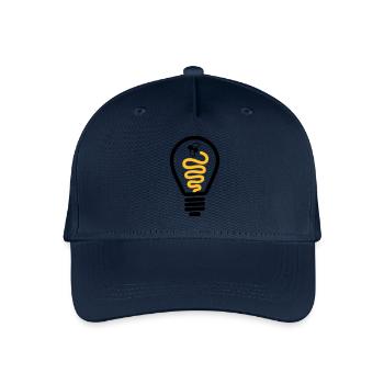 Glühbirne - Kinder Bio Basecap - Navy - Vorne