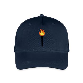 Torche - Casquette de baseball bio Enfant - marine - Devant