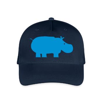 nilpferd - Kinder Bio Basecap - Navy - Vorne
