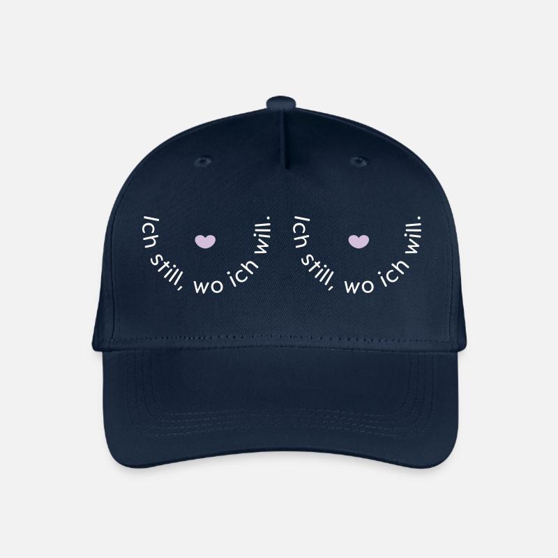 Ich still, wo ich will - Kinder Bio Basecap - Navy