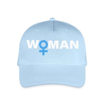 WOMAN - Kinder Bio Basecap - Hellblau - Vorne