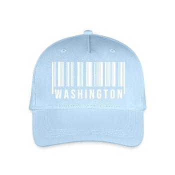 Washington Strichcode - Kinder Bio Basecap - Hellblau - Vorne
