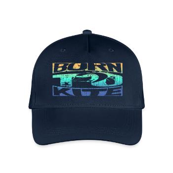 Born to Kite - Organic Kids’ Baseball Cap - navy - Front