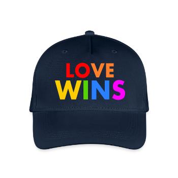 Love wins - Kinder Bio Basecap - Navy - Vorne