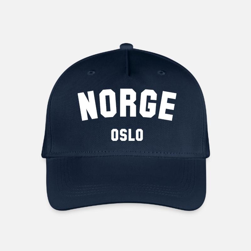 Oslo Norge Norway Norwegen - Kinder Bio Basecap - Navy