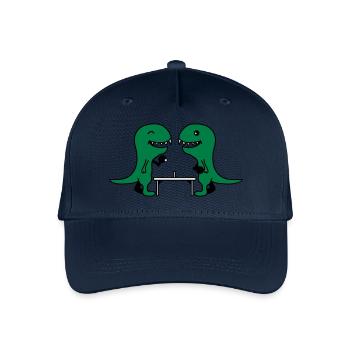 Funny Table Tennis Dinos - Kinder Bio Basecap - Navy - Vorne