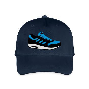 schuh__f3 - Kinder Bio Basecap - Navy - Vorne