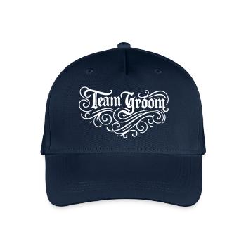 Équipe Groom - Casquette de baseball bio Enfant - marine - Devant