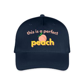 The Summer I Got Pretty - Perfect Peach - Organic Kids’ Baseball Cap - navy - Front