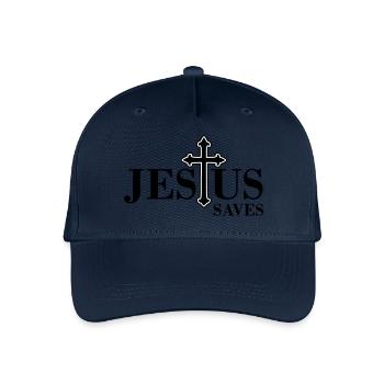 Jésus sauve - Casquette de baseball bio Enfant - marine - Devant