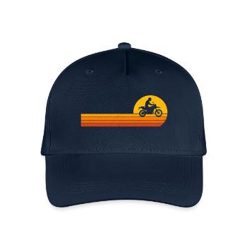Motocross Sunrise Motorsport - Organic Kids’ Baseball Cap - navy - Front