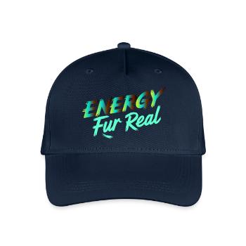 ENERGY FUR REAL - Organic Kids’ Baseball Cap - navy - Front