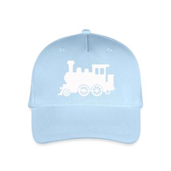 lokomotive - Kinder Bio Basecap - Hellblau - Vorne