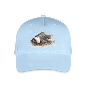 Maulwurf - Kinder Bio Basecap - Hellblau - Vorne