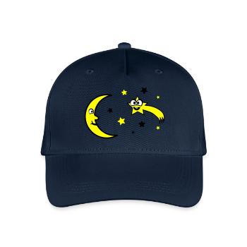 mond und sterne - Kinder Bio Basecap - Navy - Vorne