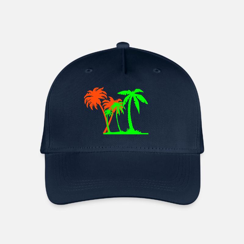 3_palmiers - Kinder Bio Basecap - Navy