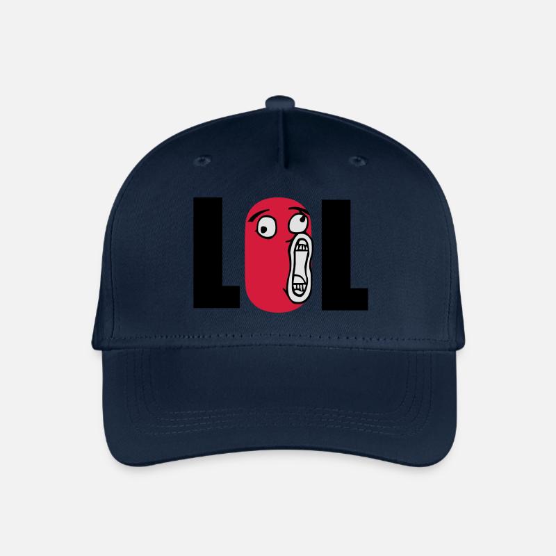 lol - Organic Kids’ Baseball Cap - navy