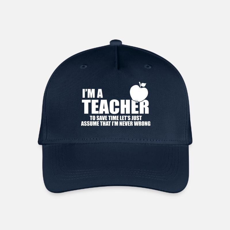 im a Teacher - Kinder Bio Basecap - Navy