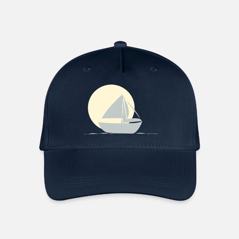 Segeln mit dem Boot - Kinder Bio Basecap - Navy