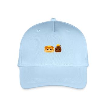 Pancake and Syrup Friends - Organic Kids’ Baseball Cap - light blue - Front
