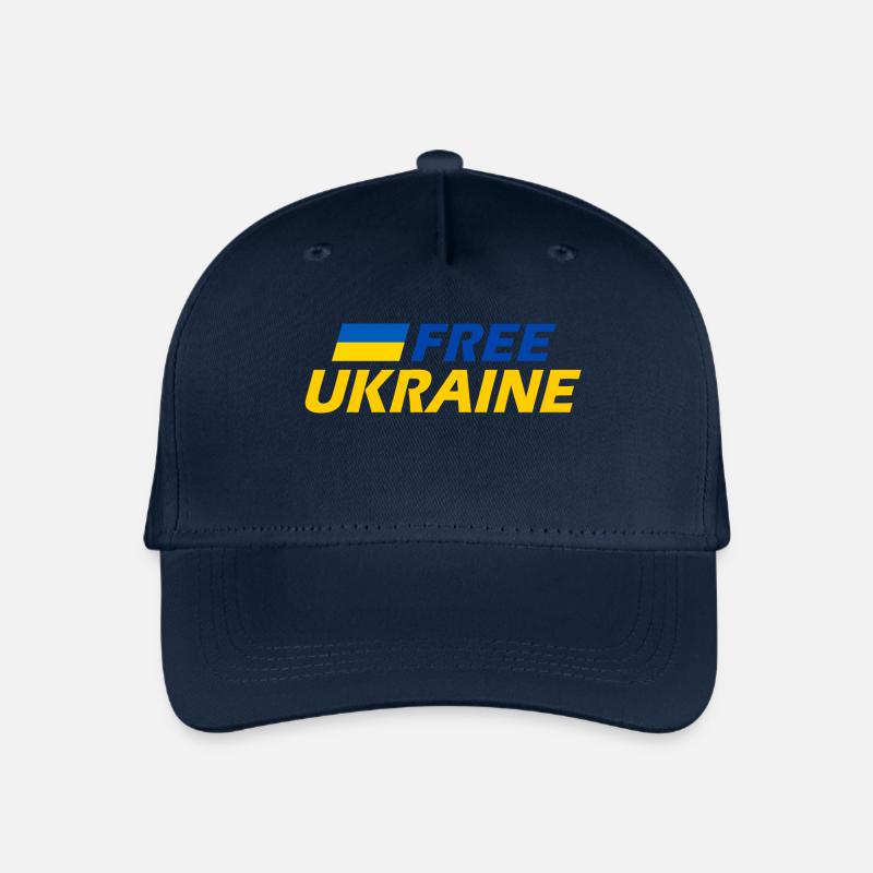 Free ukraine - Kinder Bio Basecap - Navy
