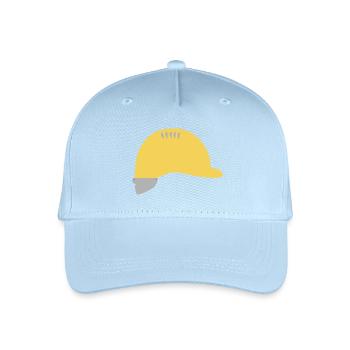 Hardhat - Organic Kids’ Baseball Cap - light blue - Front