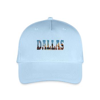 DALLAS USA - Organic Kids’ Baseball Cap - light blue - Front