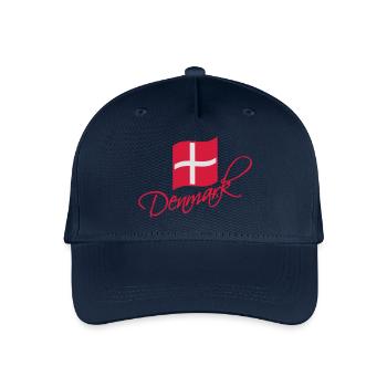 Denmark - Organic Kids’ Baseball Cap - navy - Front