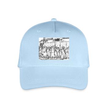sound system 2 - Casquette de baseball bio Enfant - bleu clair - Devant