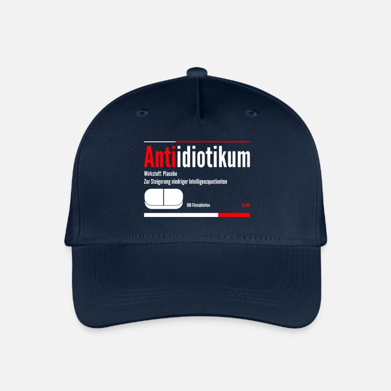 Krankenschwester Antiidiotikum - Kinder Bio Basecap - Navy