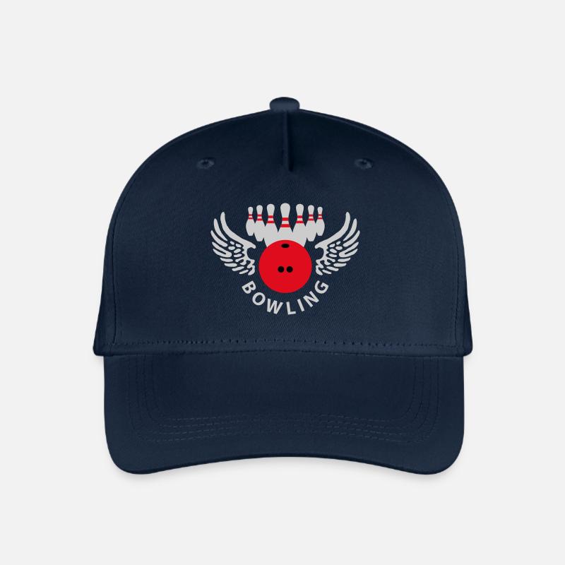 bowling_club_b_3c - Casquette de baseball bio Enfant - marine