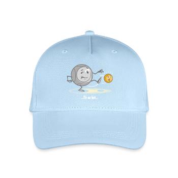 Tir au but - Casquette de baseball bio Enfant - bleu clair - Devant