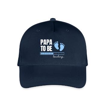 Futur papa - garçon - Casquette de baseball bio Enfant - marine - Devant