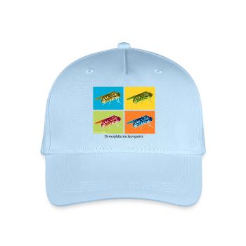 Pop Art Drosophila - Organic Kids’ Baseball Cap - light blue - Front
