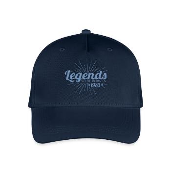 Legenden wurden 1983 geboren - Kinder Bio Basecap - Navy - Vorne