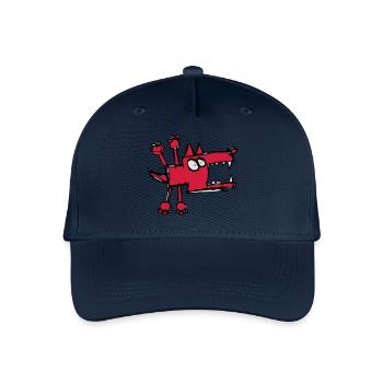 Mad Dog - Organic Kids’ Baseball Cap - navy - Front