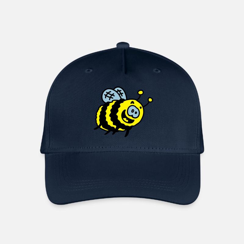 lustige Hummel 3 - Kinder Bio Basecap - Navy