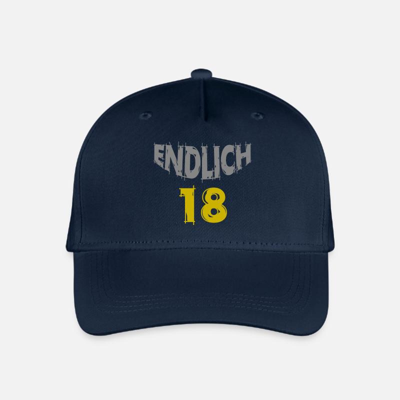 endlich18 - Kinder Bio Basecap - Navy