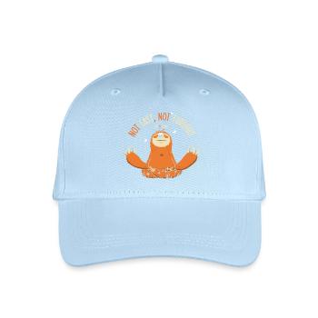 Sloth not fast not furious - Organic Kids’ Baseball Cap - light blue - Front