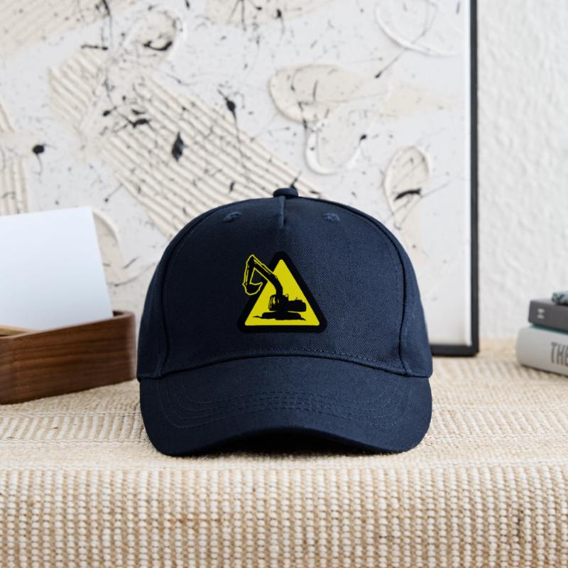 bauarbeiten_mit_bagger_2c Kinder Bio Basecap