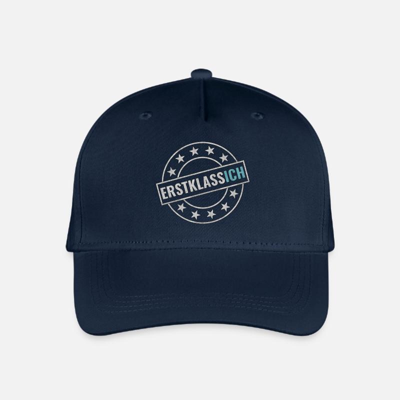 Erstklassich Schulkind Einschulung Schule - Kinder Bio Basecap - Navy