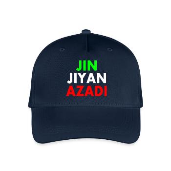 jin jiyan azadi - Organic Kids’ Baseball Cap - navy - Front