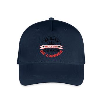 Voted best COACH of the year - Organic Kids’ Baseball Cap - navy - Front